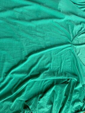 Women’s Emerald Green Blouse - Lightweight Short Sleeve Top